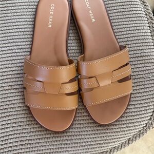 Cole Haan Women's Tan Leather Sandals